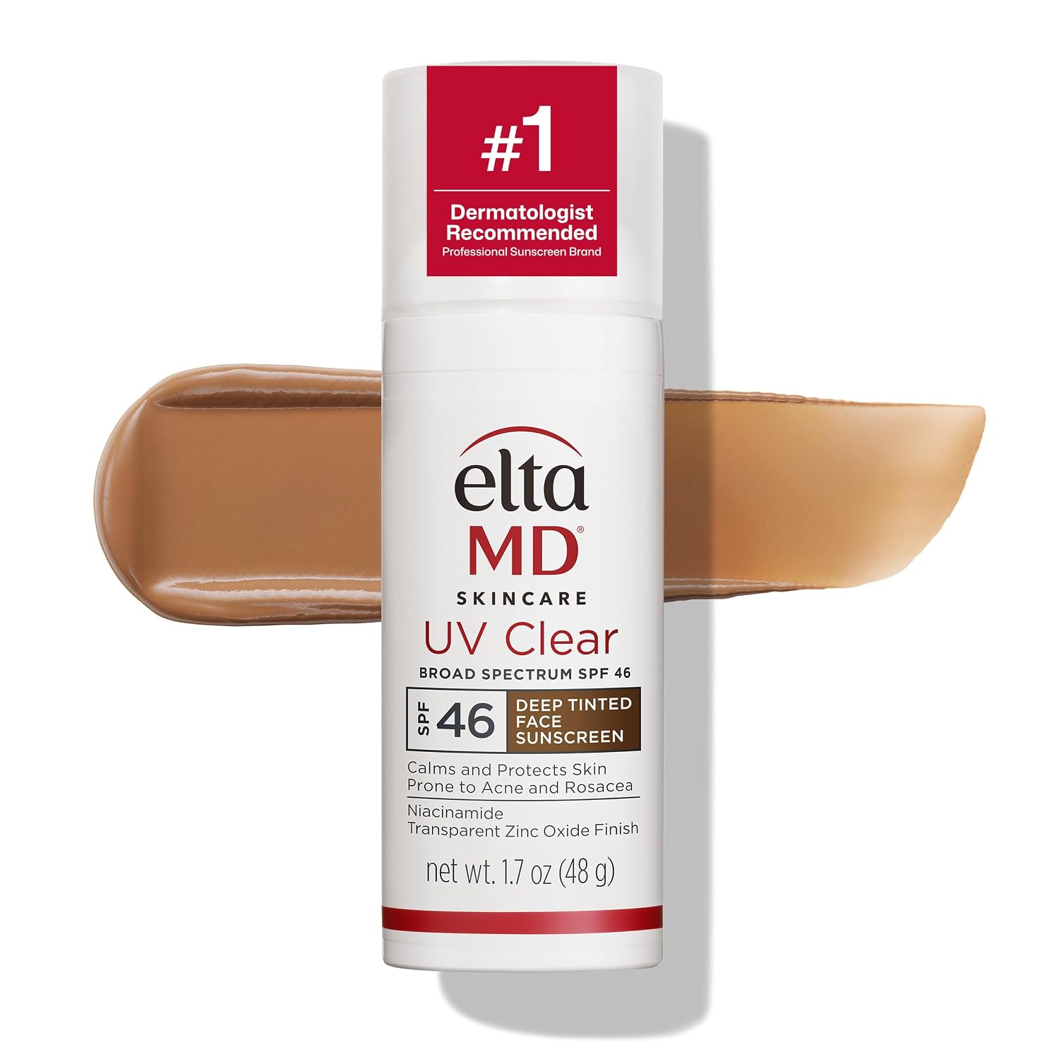 EltaMD UV Clear Face Sunscreen with Zinc Oxide, Oil-Free, SPF 46 and SPF 50