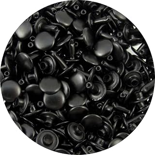 Springfield Leather Company SLC Black Plated Double Capped Rivets Medium 100 Pack