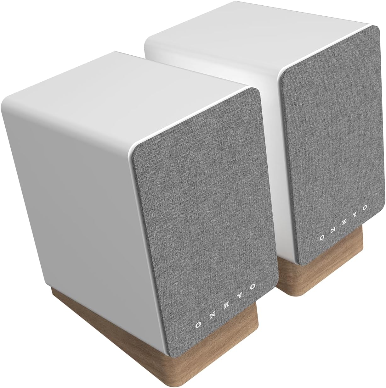 Onkyo Creator Series GX-10DB Powered Monitors, White - 3" woofer, USB/C, line/Phono, Optical Ports and Bluetooth 5.3 LE Audio connectivity