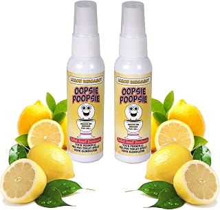 Oopsie Poopsie Pre GO toilet spray, discreet & portable original odor deodorizer scents. Perfect for purses, pockets and backpacks. Pre-poo spray to use on the go 2 Oz bottle Lemon Bergamont 2 pack