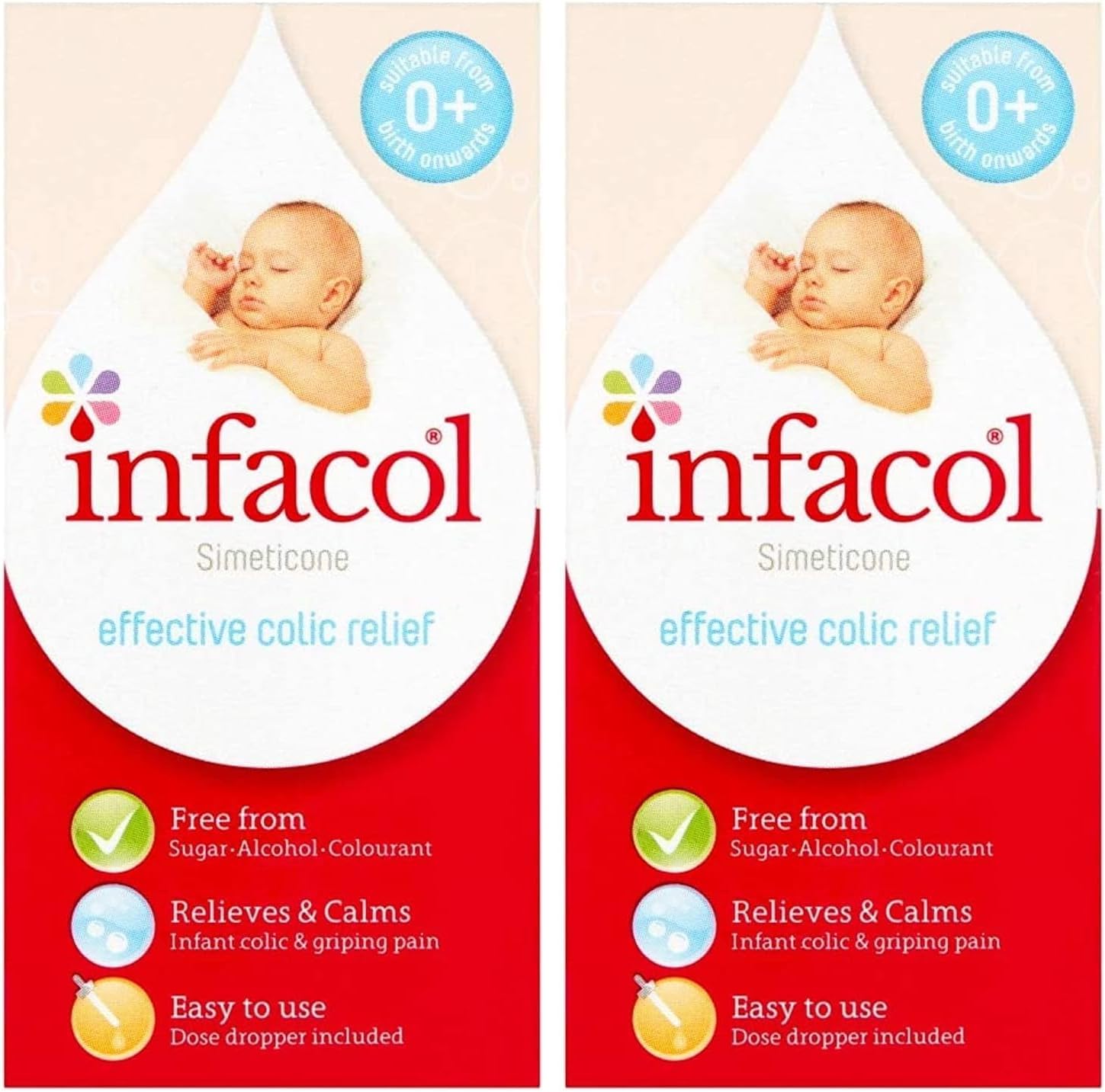 Infacol Simeticone Colic Relief Drops, 55ml (Pack of 2)