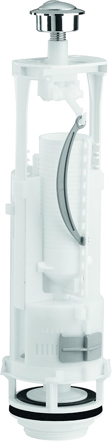 Siamp Monaco Optima 49 Dual Flush Cistern Valve and Chrome Push Button 32499910