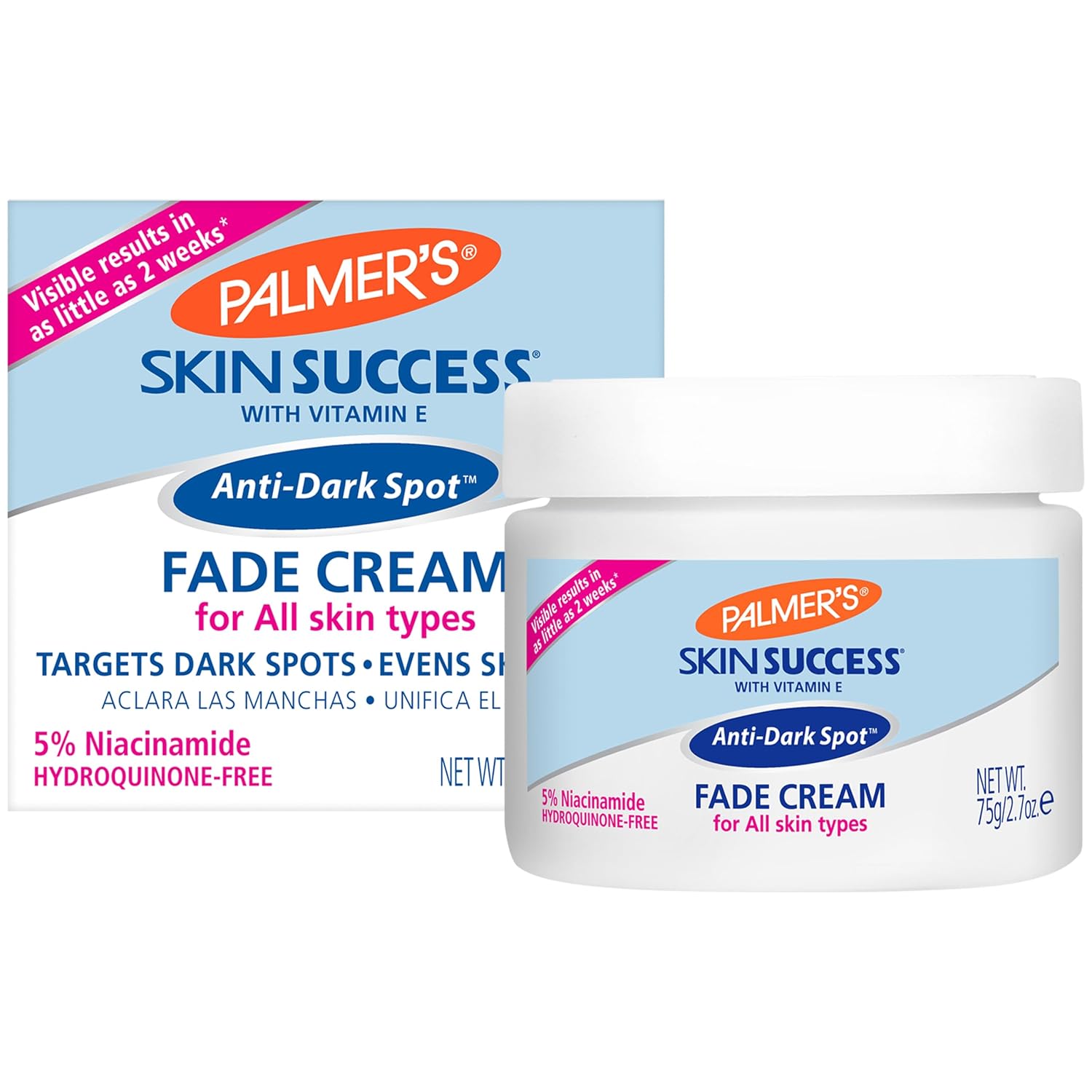 Palmer's Skin Success Anti-Dark Spot Fade Cream with Vitamin E and Niacinamide, for All Skin Types 2.7 Ounce