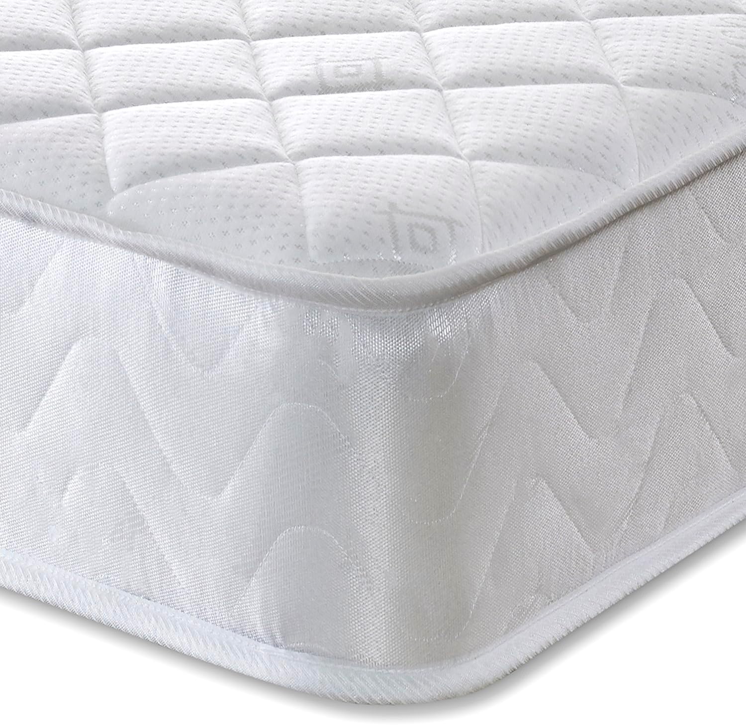 eXtreme comfort ltd Cooltouch Plus Ortho Essentials Hybrid Coil & Cooling Blue Memory Foam Pinna-Coil Bonnell Innerspring Maximum Value Mattress Plush Feel, 18cms Deep, 3ft Single