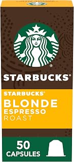 Starbucks by Nespresso Original Line Blonde Roast Espresso 50-count Espresso Pods