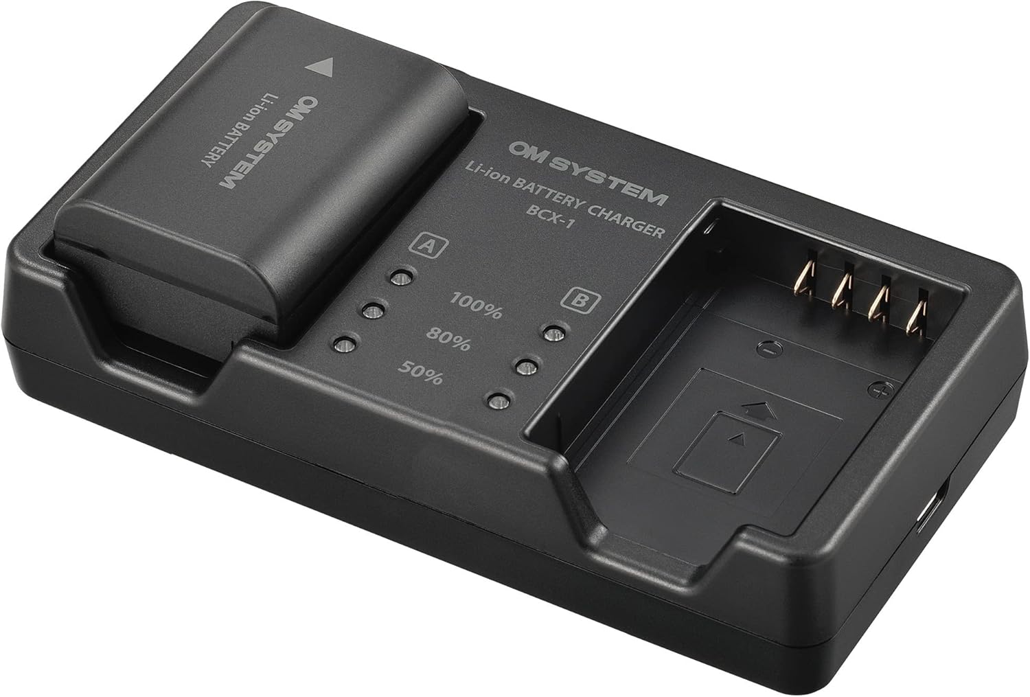 OM SYSTEM SBCX-1 Battery and Charger Kit for OM SYSTEM OM-1 Camera