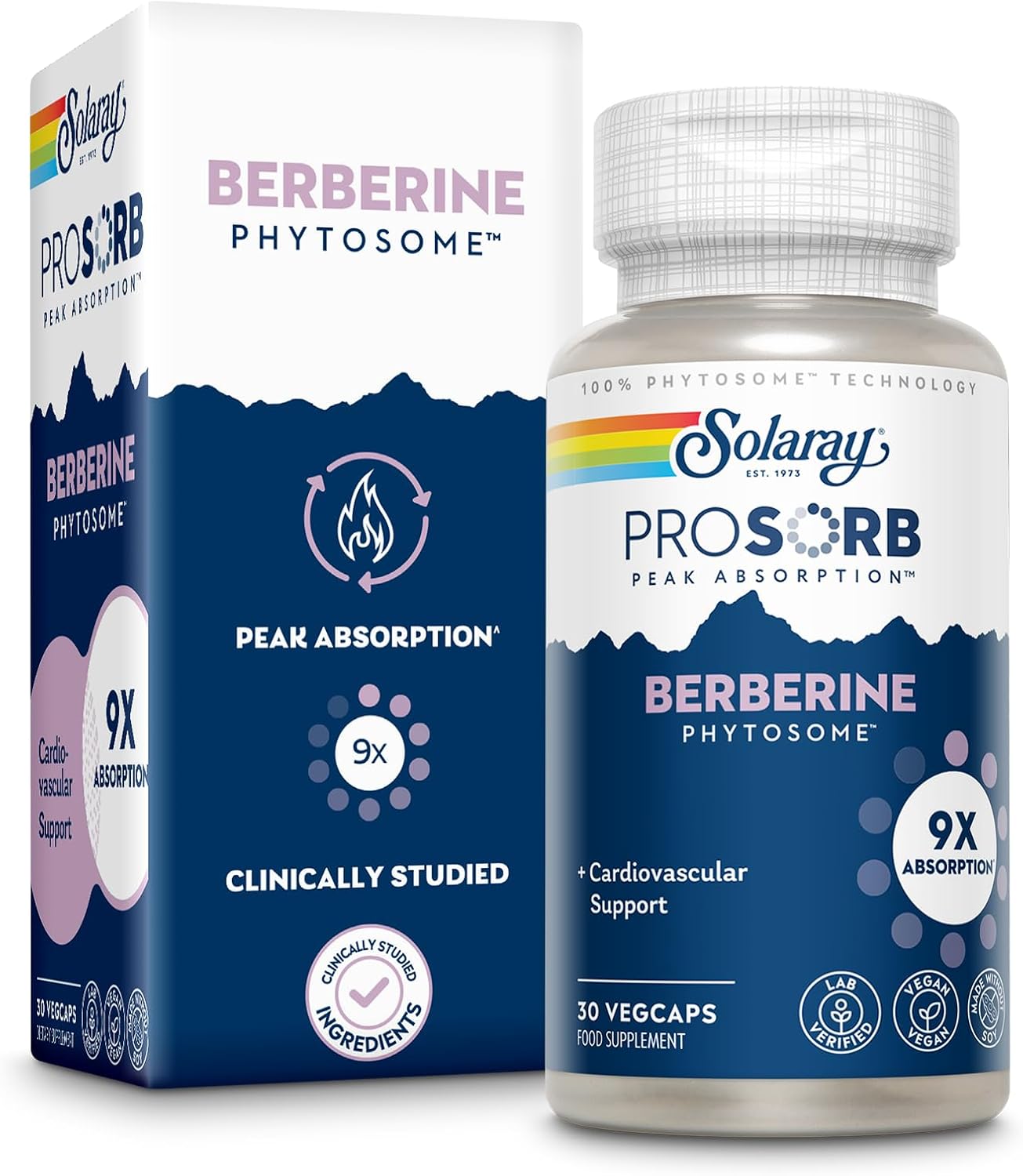 SOLARAY Berberine Phytosome 550 mg, 30 VegCaps