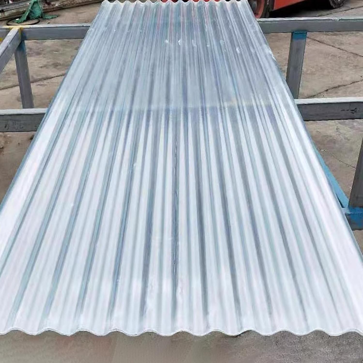 Corrugated Bitumen Roof Sheet,Roofing Sheets,Building Roofing Material,Greenhouse Sheets,Easy to Cut Rain Awnin,Clear Daylighting Panels,Garage Roofing Covers,1.5mm Thick (0.9x1m/35x39in,2 Pcs)