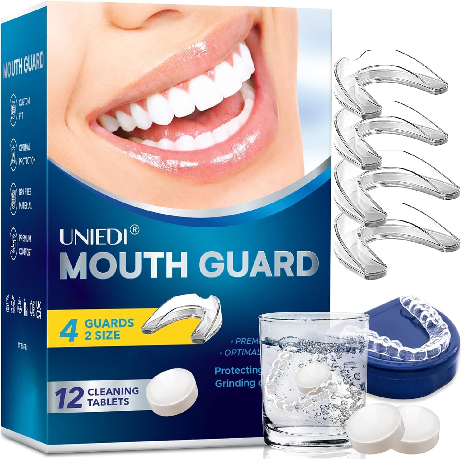 Mouth Guard for Grinding & Clenching Teeth at Night, Sleeping Mouthguard