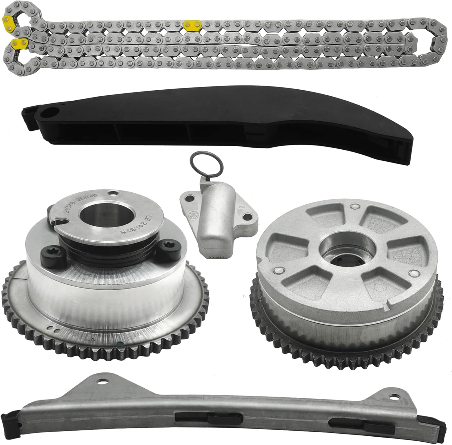 24350-2E700 Timing Chain Kit w/VVT Gear for Hyundai Elantra 2.0 2017-2020,Kona 2.0L 2018-2021,Veloster 2.0L 2019-2021,for Kia Forte 2.0 17-2022, Forte 5 2.0 L 2017 2018 Replace 243212E010 24321-2E010