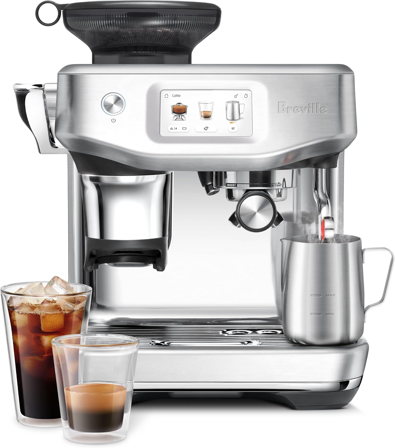 Breville BES881BSS Barista Touch Impress, Brushed Stainless Steel