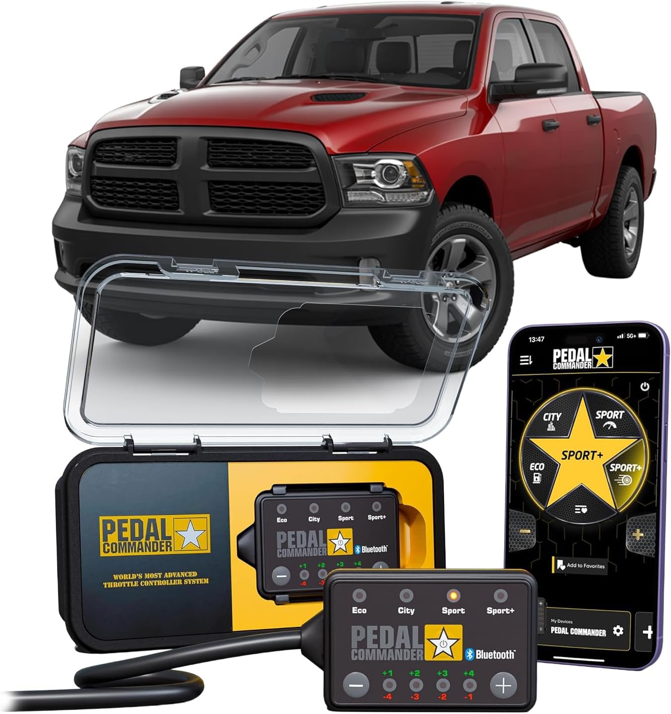 PEDAL COMMANDER for Dodge Ram 1500 2007-2018 Throttle Response Controller