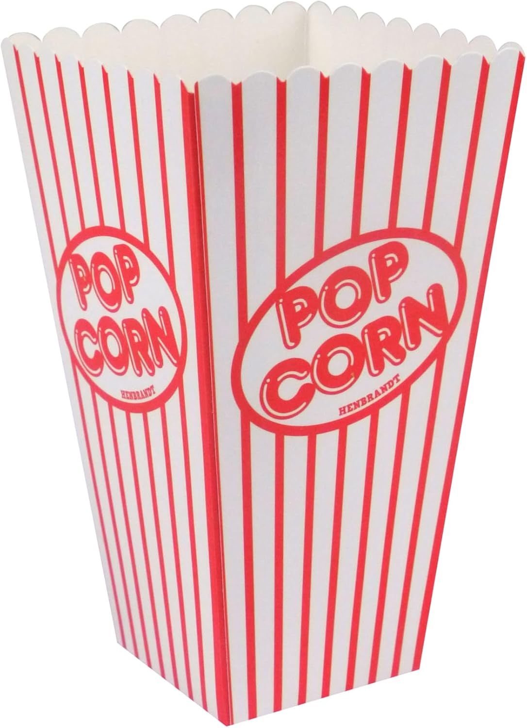 Henbrandt Popcorn 10 Pack Small Retro Popcorn Carton Sweet Containers for Film Night Cinema Movie Night Birthday Sleepover Party Treats