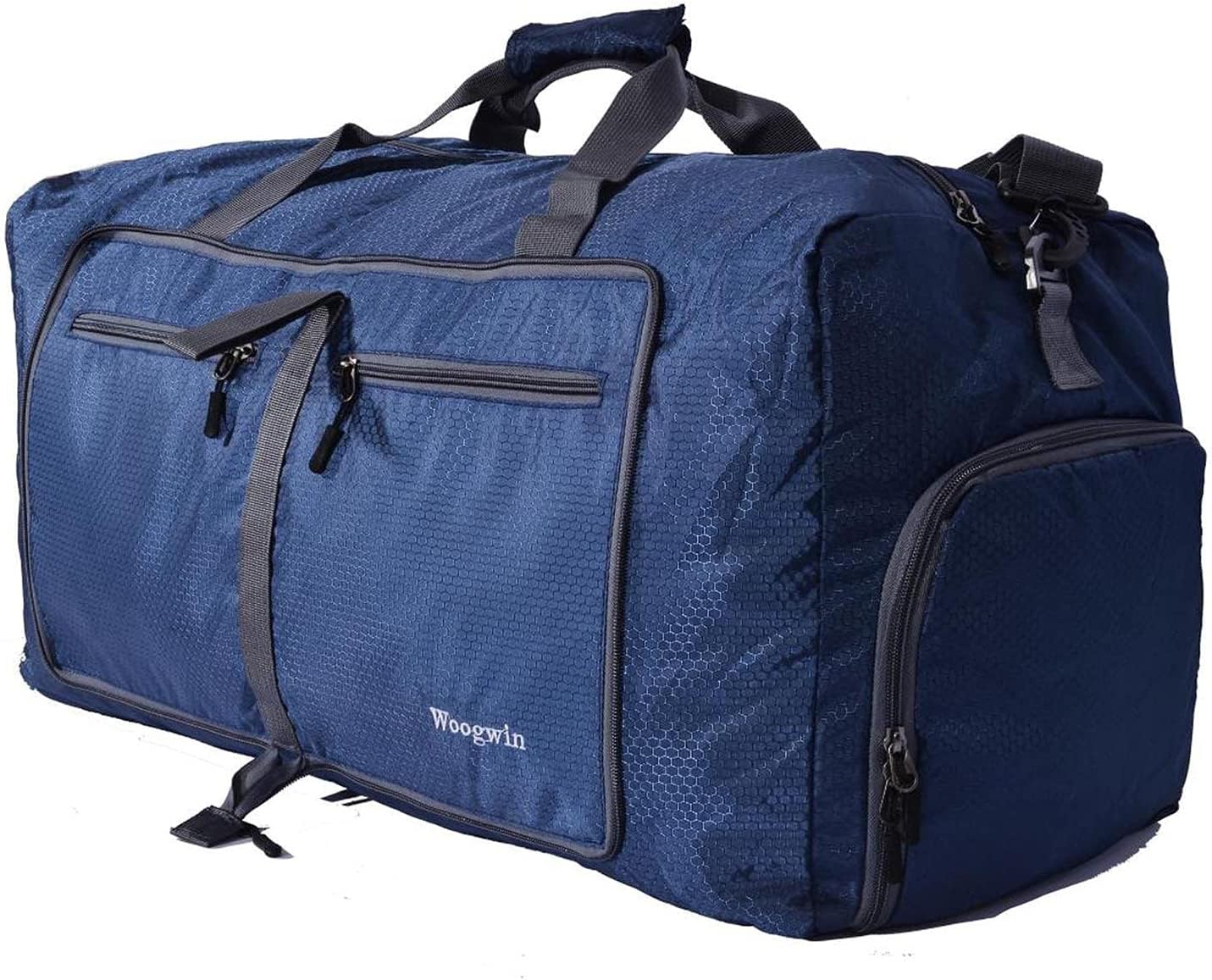 ehsbuy 60L Foldable Travel Duffle Bags for Men Women Large Holdall Waterproof Overnight Weekend Bags for Gym Luggage