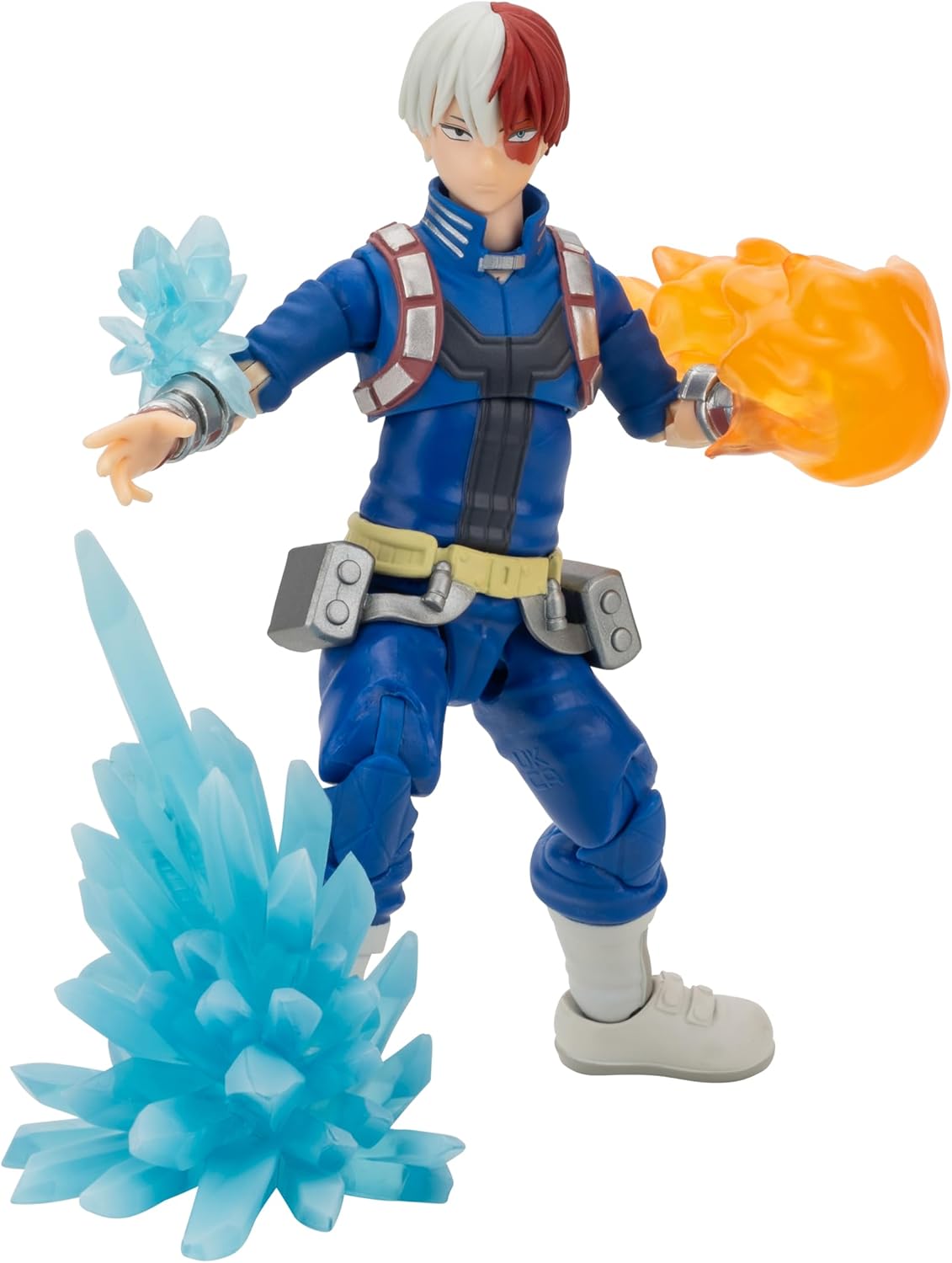 Total Anime Shoto Todoroki - 6.5-Inch Figure with Swappable Faceplates, Alternate Hands, and Fire and Ice Effects