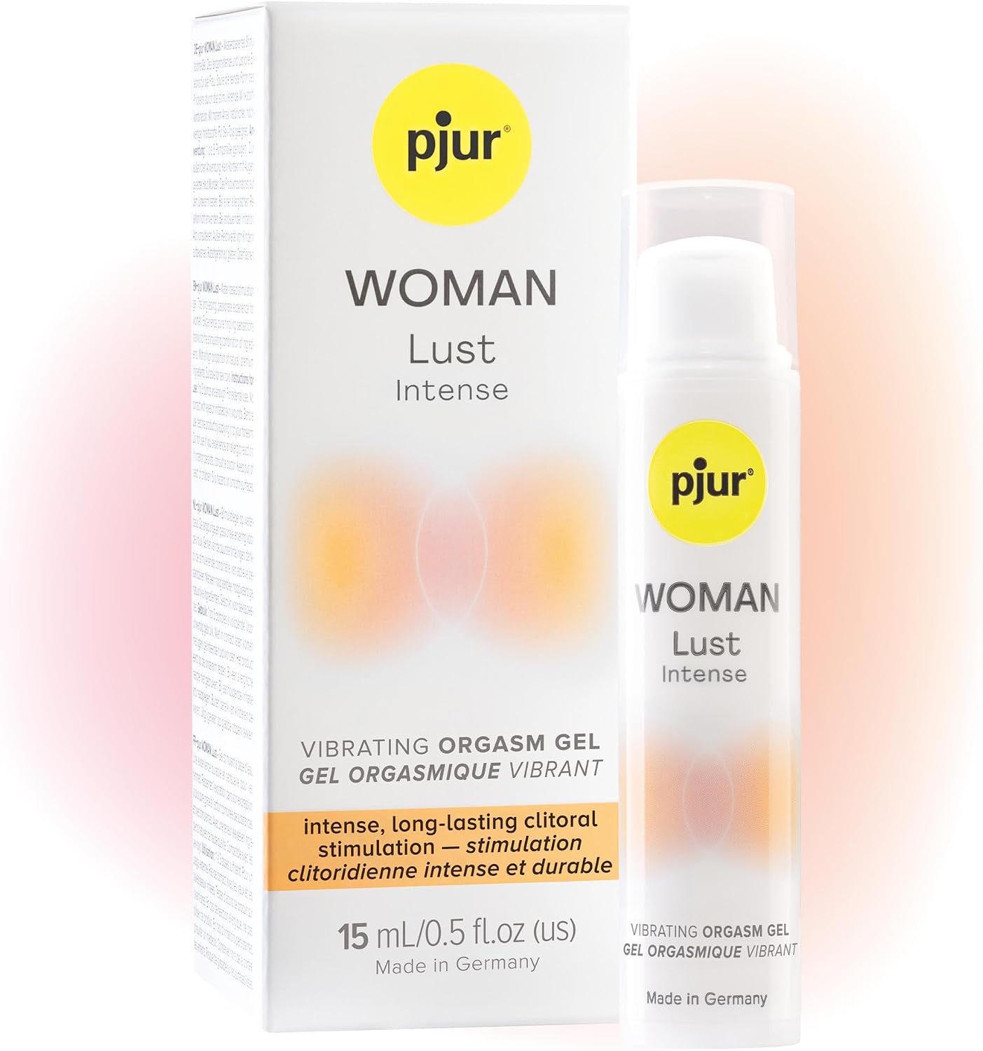 pjur Woman Lust Intense Clitoral Stimulation Gel for Women, 0.5 fl oz