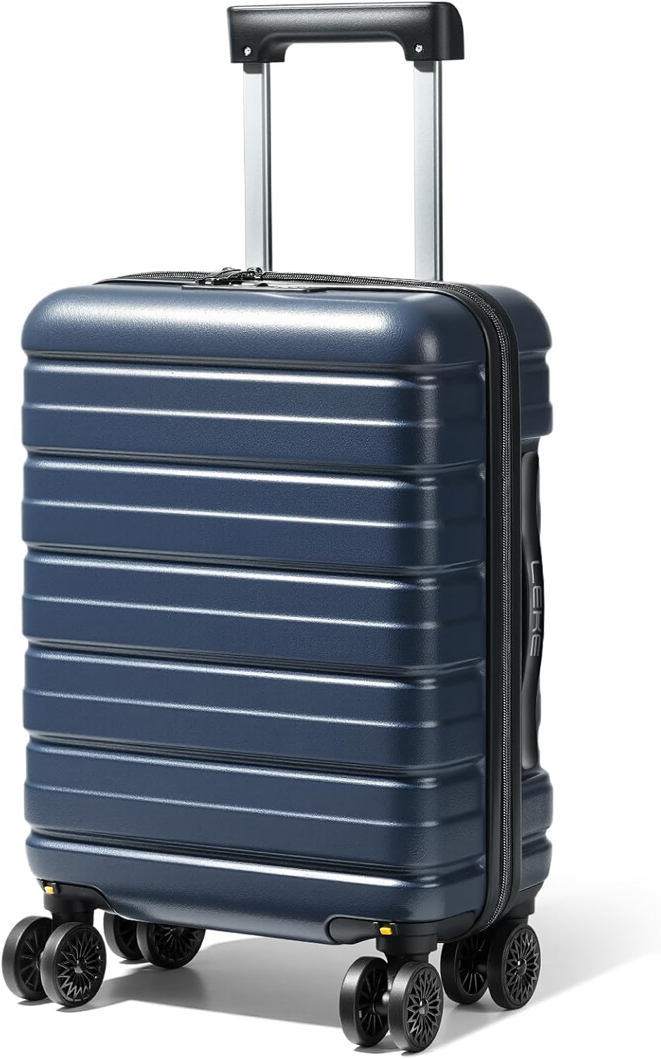 Lekesky 16 Inch Carry On Luggage Airline Approved, Hard Shell Suitcase with TSA Lock, Lightweight Spinner Wheels Durable ABS Compact Carry-On Bag for Travel Weekend Trips Men Women, Blue