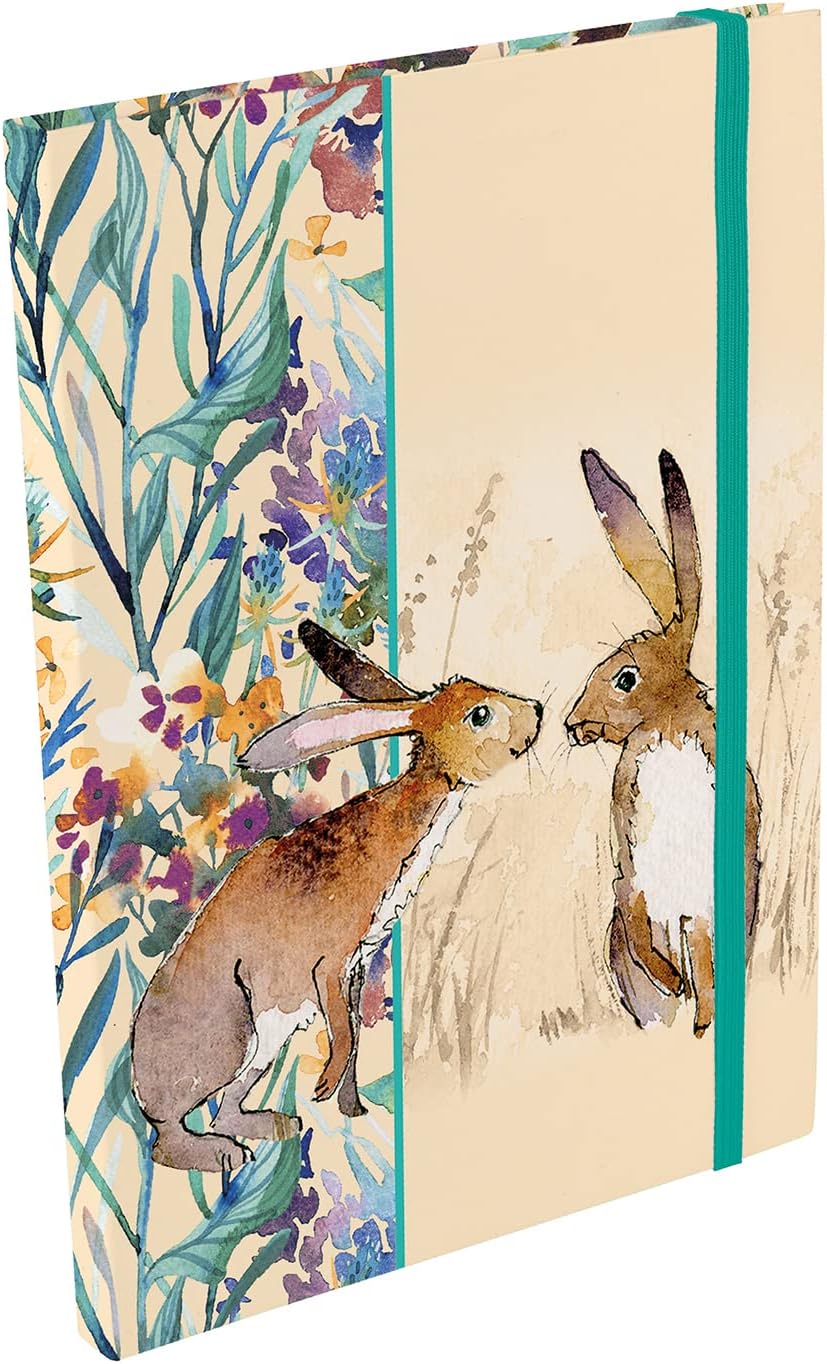 TGSC | Kissing Hares A5 Notebook | Journal Notebook Lined to Unleash Creativity - Premium Journal for Writers, Students and Professionals - Inspiring A5 Lined Notebooks for Women