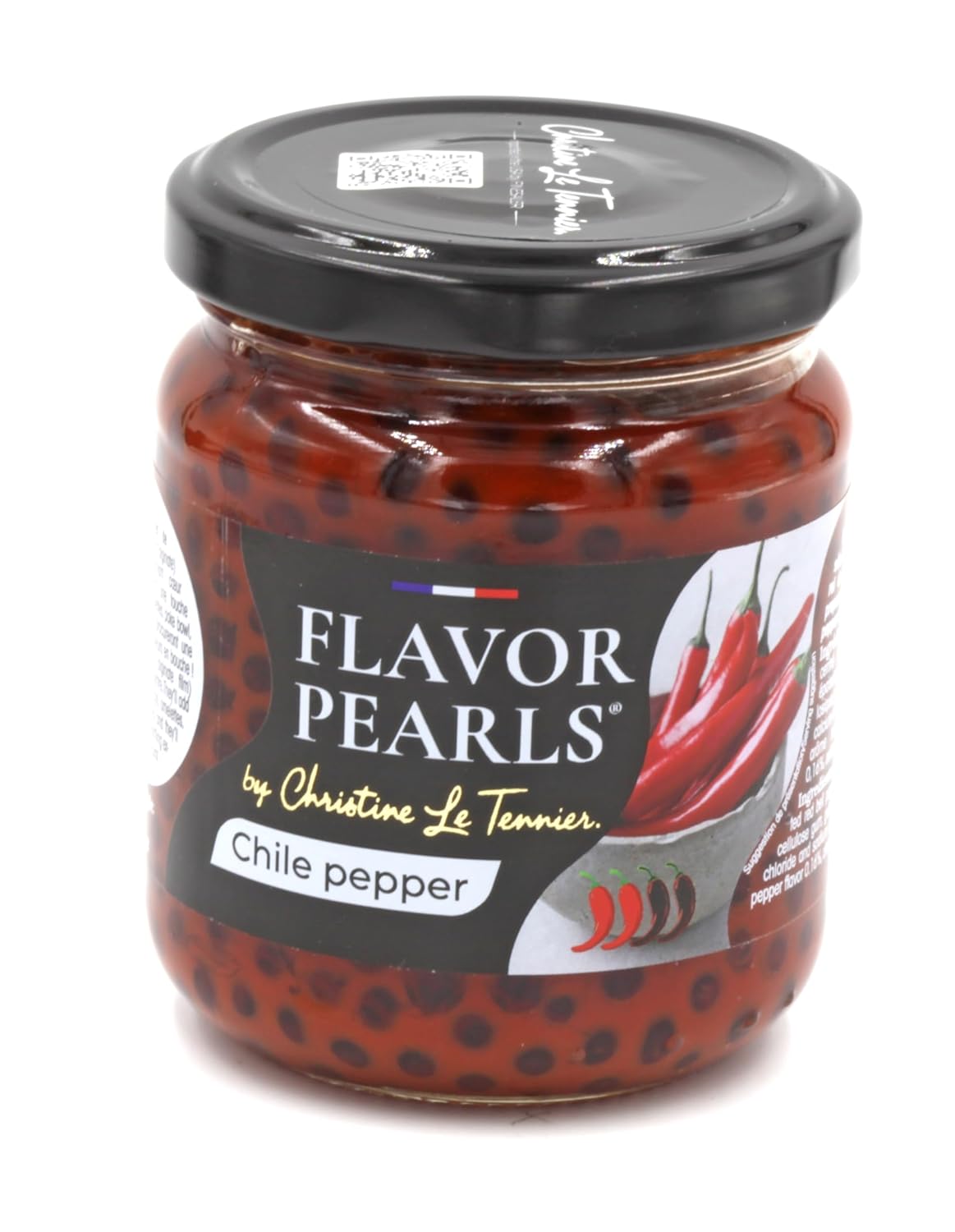 Christine Le Tennier Chili Pepper Flavored Pearls, 7oz Jar/200 G
