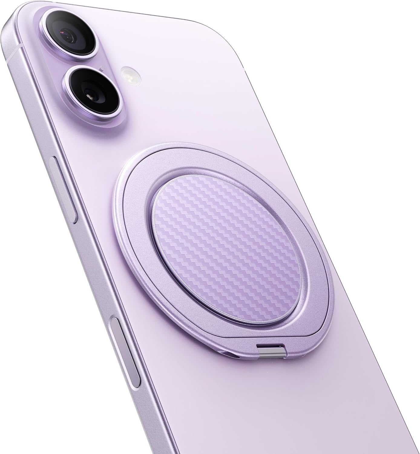 andobil [2026 Ultra-Thin] Magnetic Phone Ring Grip for MagSafe, Purple