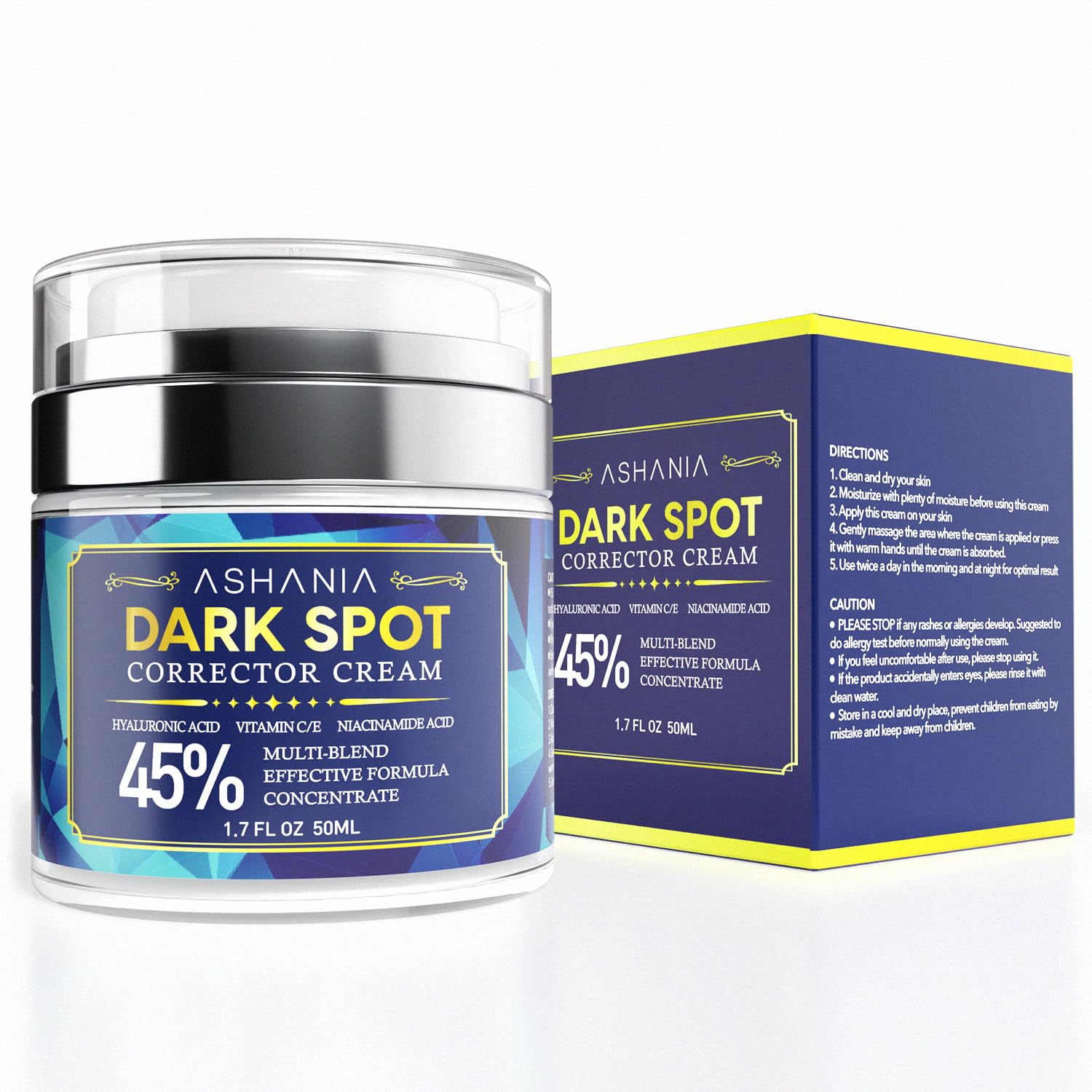 Dark Spot Remover for Face & Body – Dark Spot Corrector for Face - Hyperpigmentation, Age spot, Sun Spot, Melasma & Freckles – Brightening & Even Skin Tone Treatment (1.7 Fl Oz)