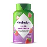 Vitafusion Max Strength Melatonin Gummy Supplements, Strawberry Flavored, 10 mg Melatonin Sleep Supplements, America’s Number 1 Gummy Vitamin Brand, 50 Day Supply, 100 Count