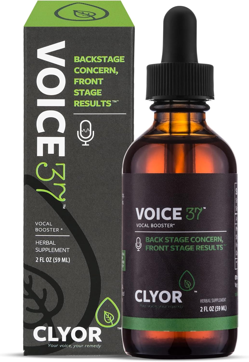 Voice37 - Vocal Remedy for Singers - All Natural Vocal Booster - Mucus Expectorant - Soothes and Relieves Hoarseness - Enhance Your Singing and Speaking - 2 oz