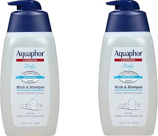 Aquaphor HqqQHj Baby Wash & Shampoo, 16.9 fl oz (2 Pack)