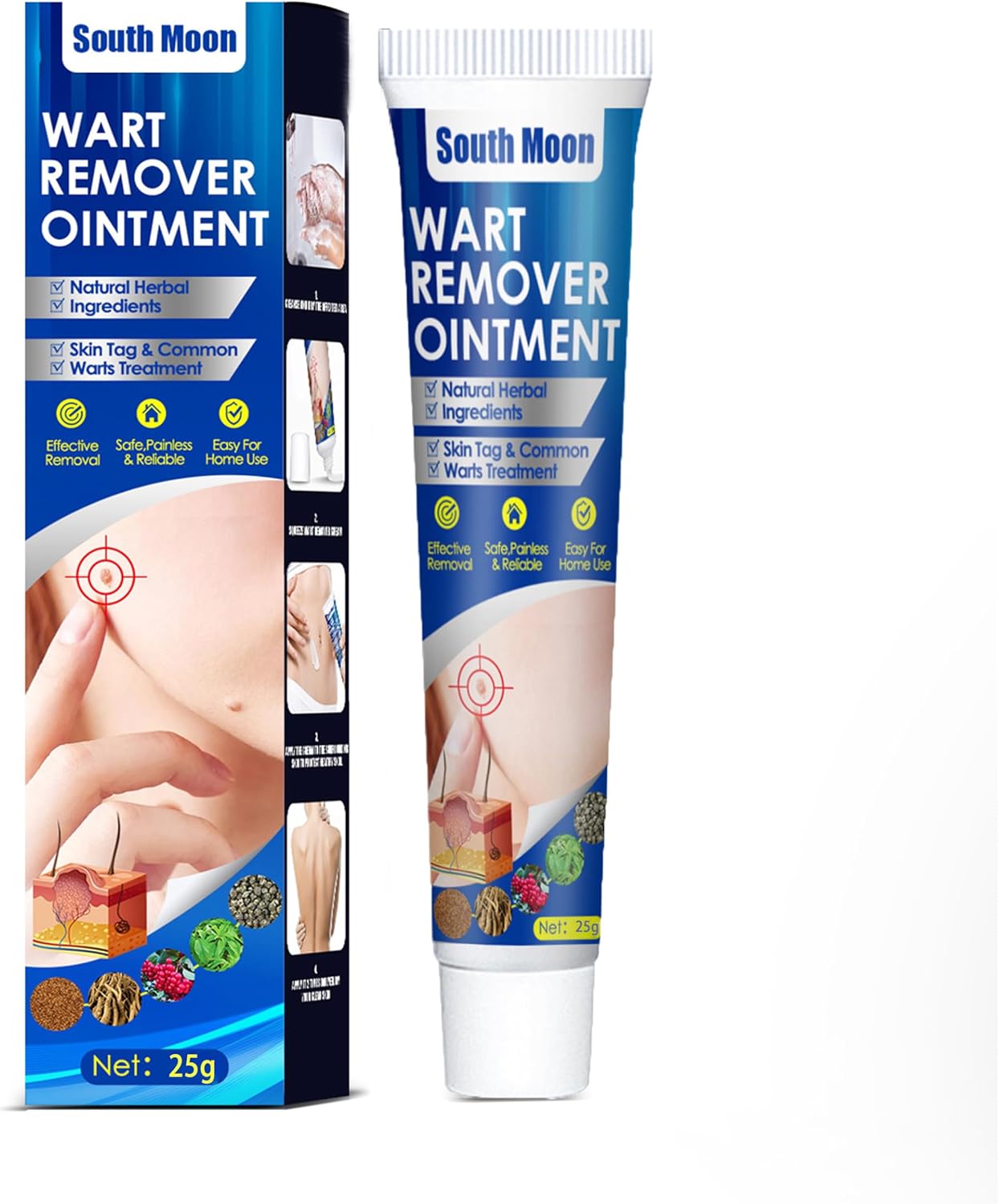 Wart Removal Cream, Fast Acting Skin Tag Remover for Hands & Feet(25g)
