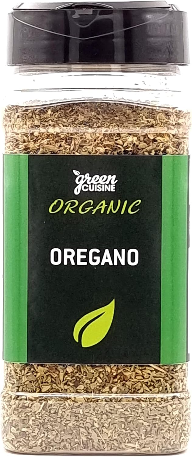 Organic Oregano | 65g | Certified Organic Dried Oregano Leaves by Green Cuisine