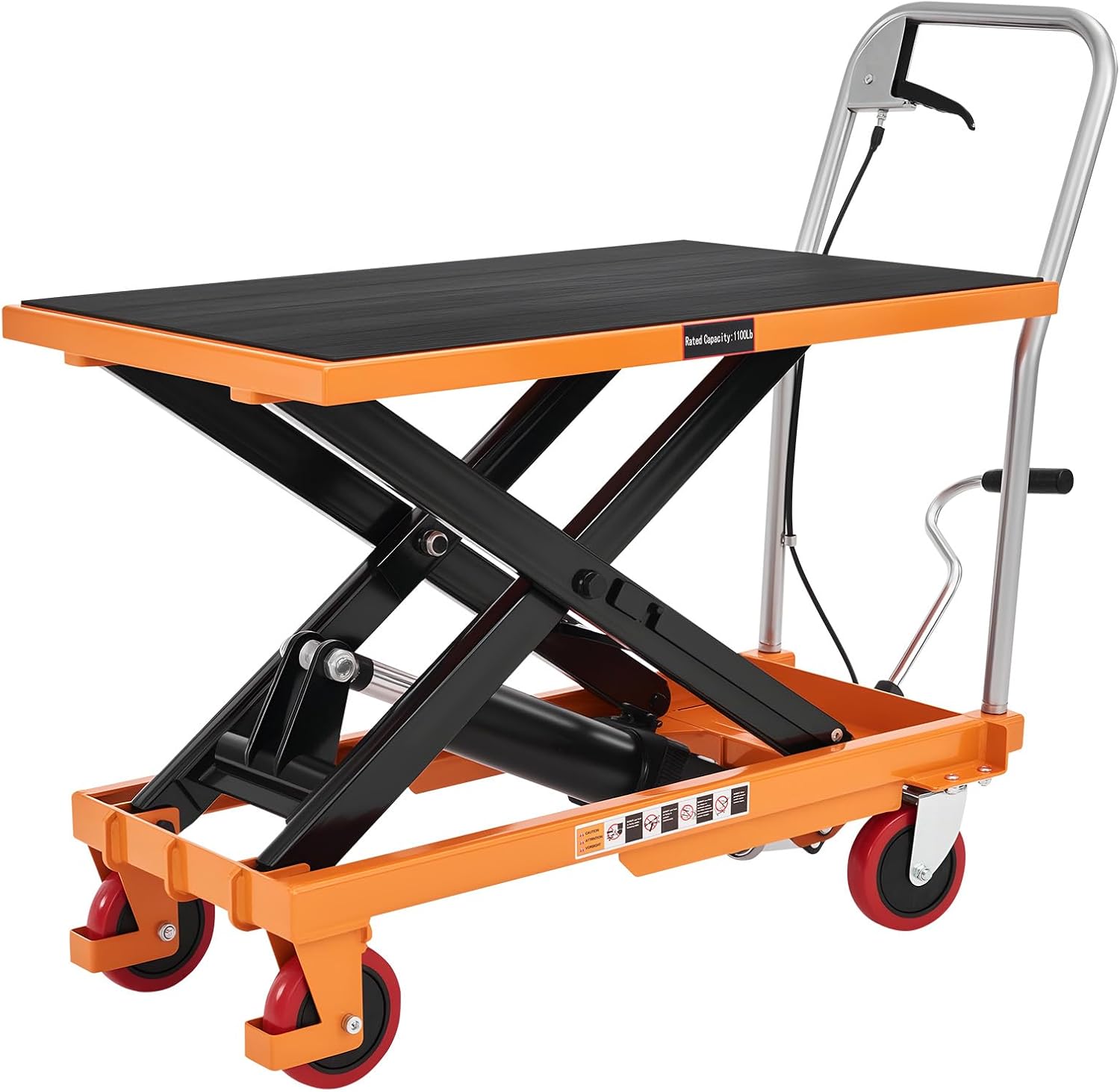SPECRAFT 1100 Lbs Hydraulic Lift Table Cart