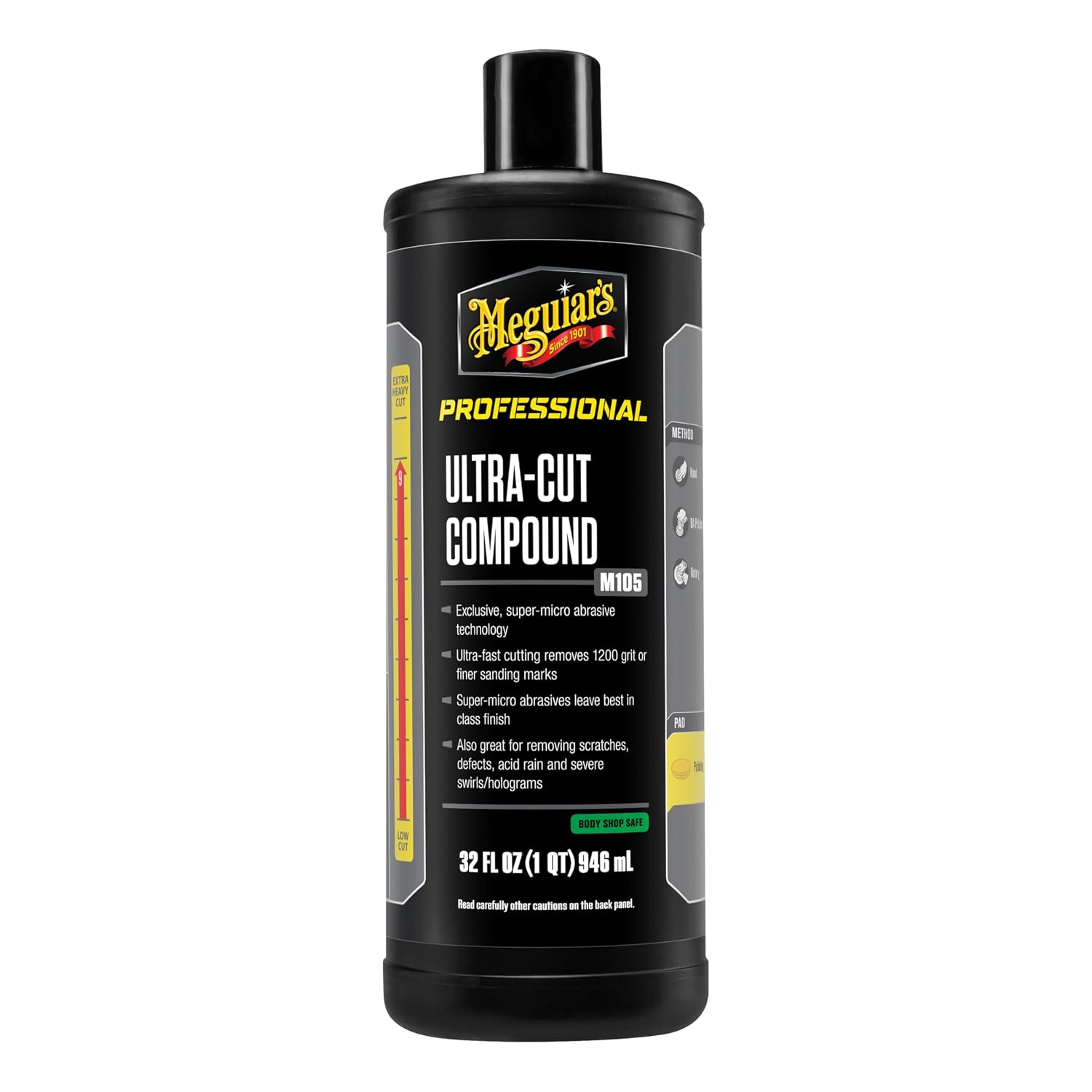 Meguiar's Professional M105 Ultra Cut Compound, 32oz