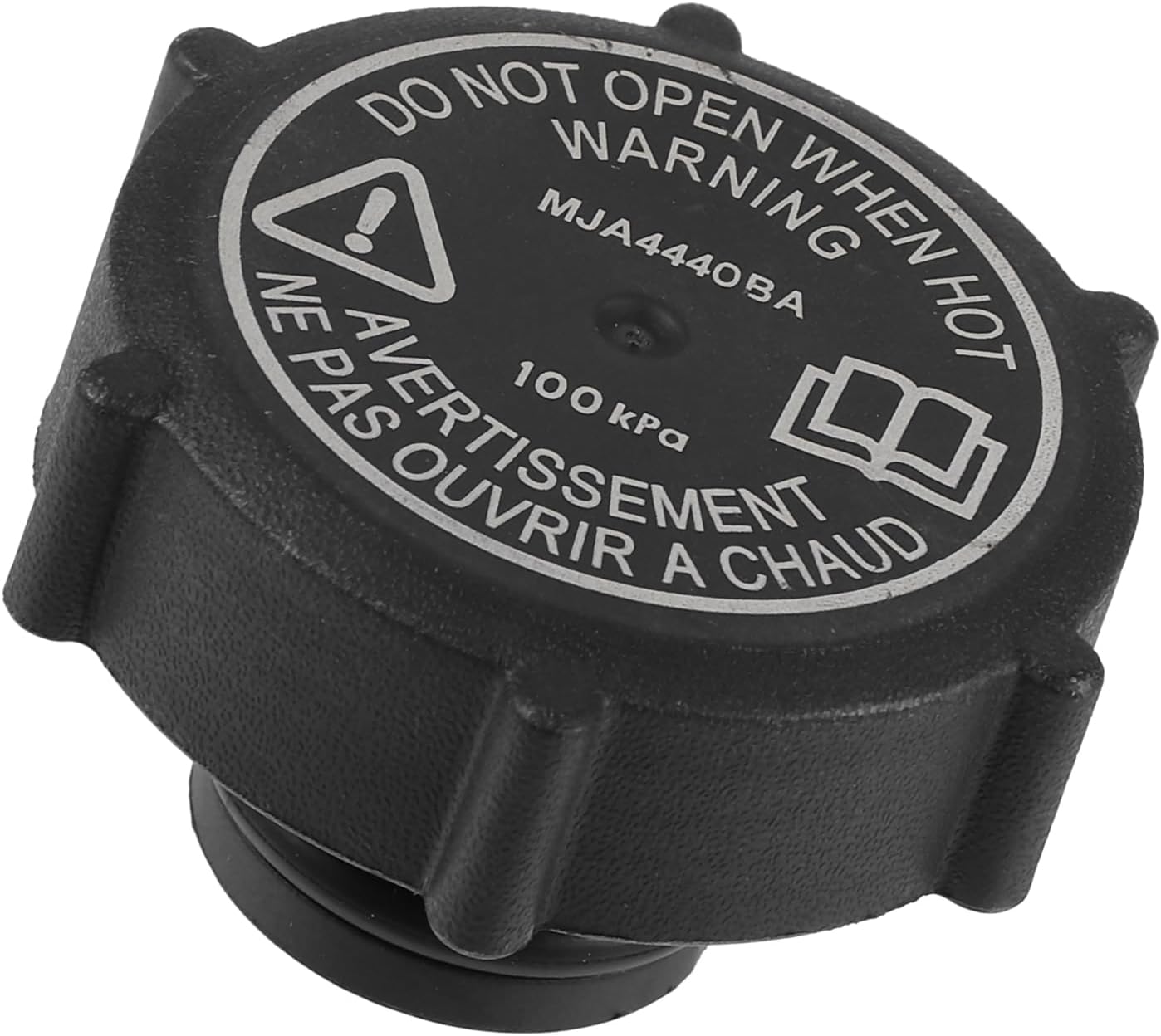 Motoforti Car Radiator Coolant Reservoir Expansion Tank Cap, Coolant Recovery Bottle Cover, for Jaguar X-Type 2.5L 2002-2005, Plastic, No.MJA4440BA, Black