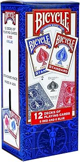 Bicycle Standard Index Playing Cards, 12 Pack