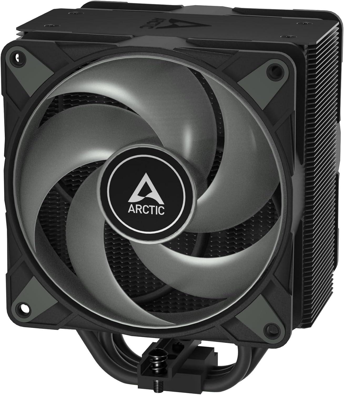 ARCTIC Freezer 36 A-RGB- Single-tower CPU cooler with push-pull, two pressure-optimised 120 mm P fans and ARGB lighting, fluid dynamic bearing, 200-2000 rpm, 4 heatpipes, incl. MX-6- Black