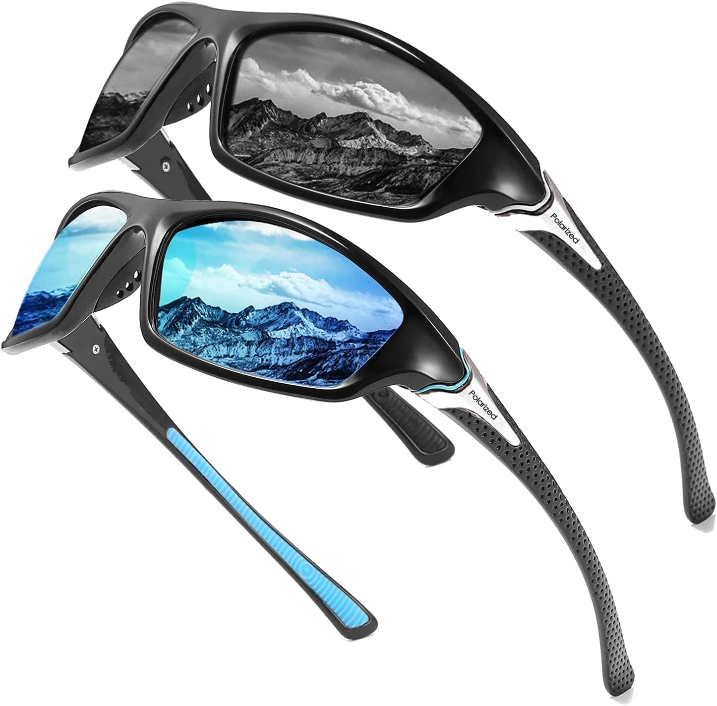Perfectmiaoxuan Polarized sunglasses for men/women;HD pilot lenses light frame; Golf/driving/fishing/travel Eyewear