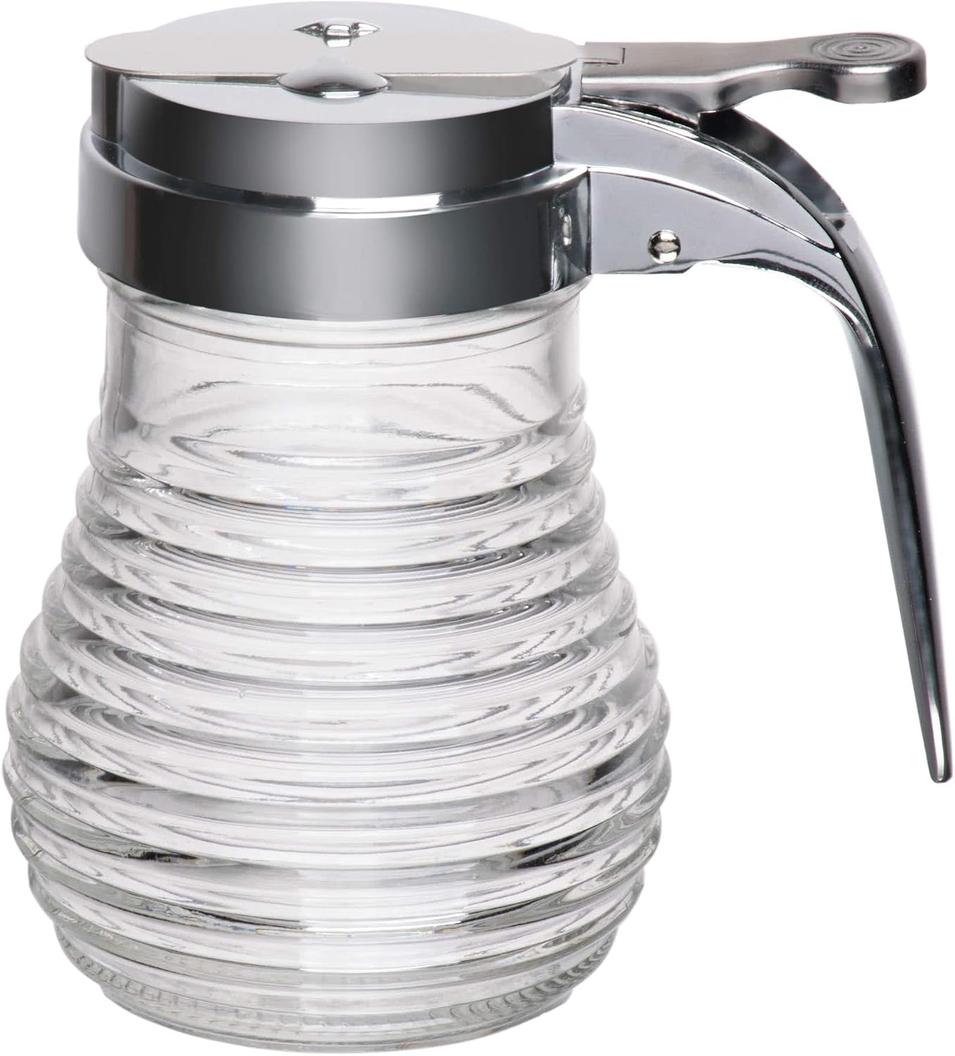 Tablecraft BH7 Syrup Server, 6 Oz, Clear