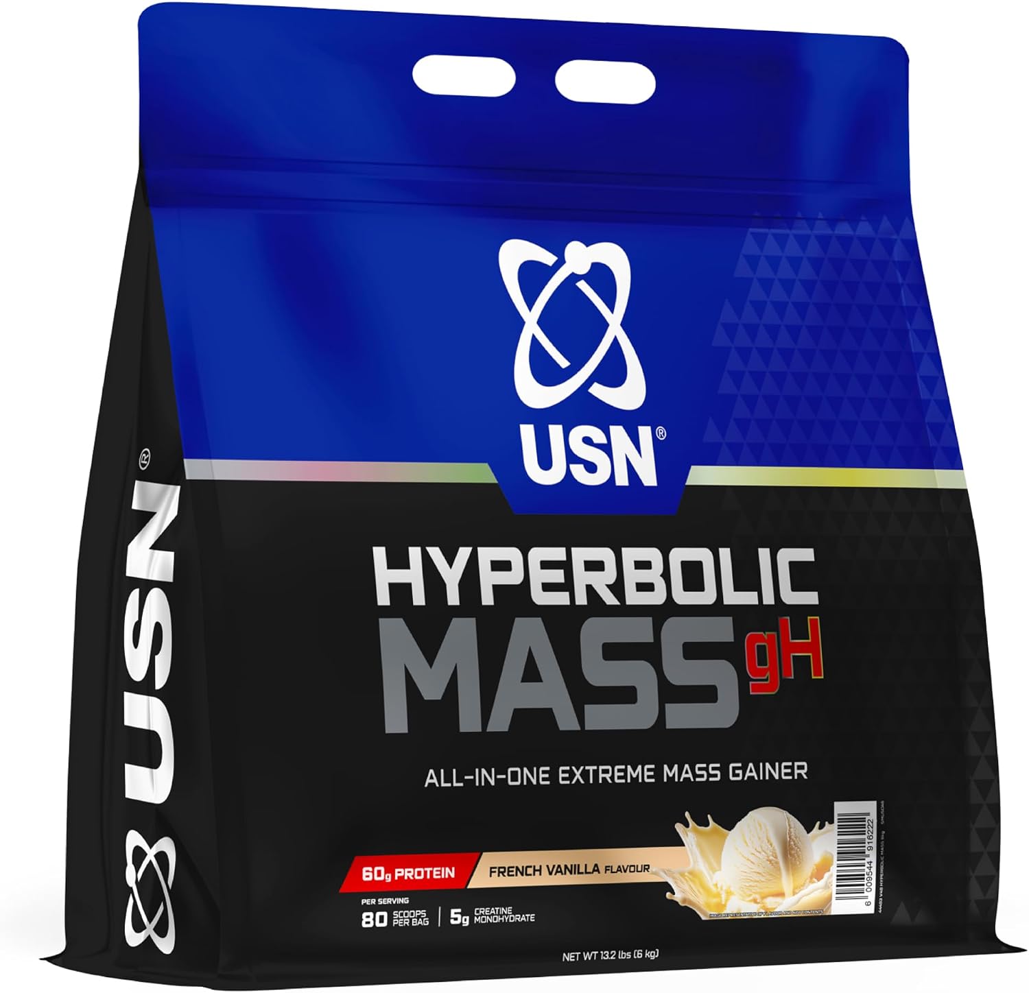 USN Hyperbolic Mass Gainer Protein Powder I French Vanilla I 6kg