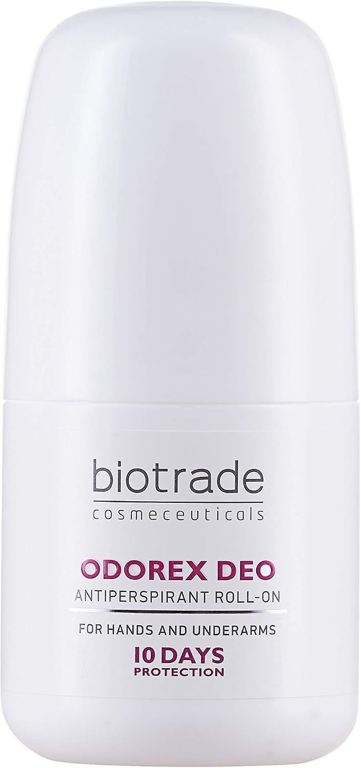 Biotrade Odorex Deo Roll-on 40 ml, Extra Strenght Antiperspirant with 10-Day Protection from Excessive Sweating and Odor