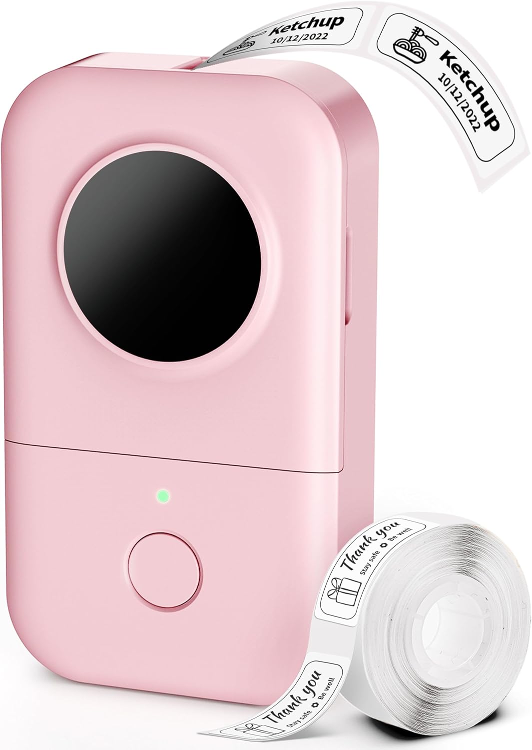 Phomemo Label Maker Machine, D30 Portable Handheld Bluetooth Mini Label Printer, Multiple Templates for Smartphone Thermal Small Label Maker Rechargeable Easy to Use for Home Office School