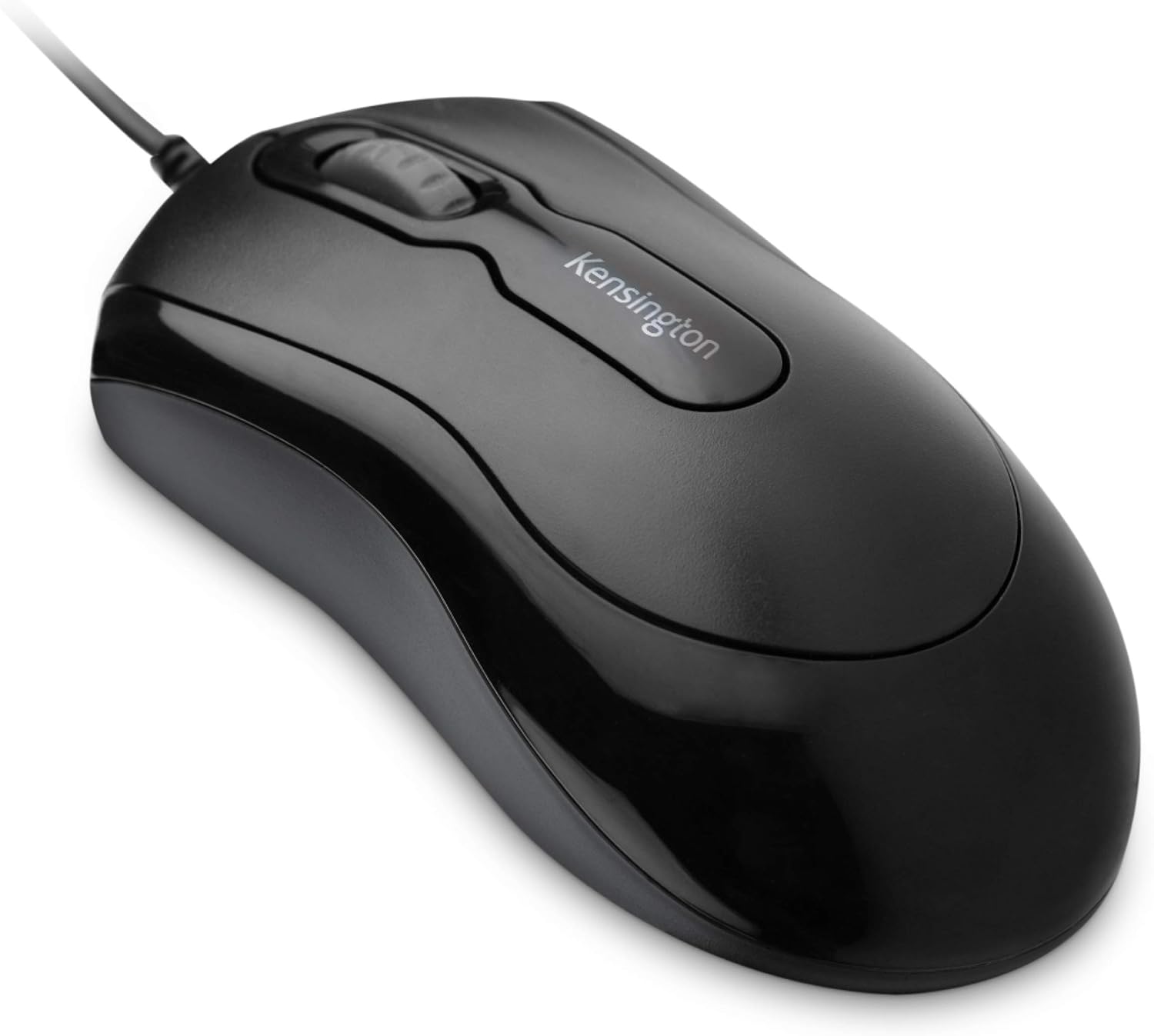 Kensington USB Wired Mouse, USB 3.0 Computer Mouse, 1000 DPI Optical Tracking, Ambidextrous 3-Button with Scroll Wheel, Compatible with Laptop, PC, Mac - Black (K72356EU)