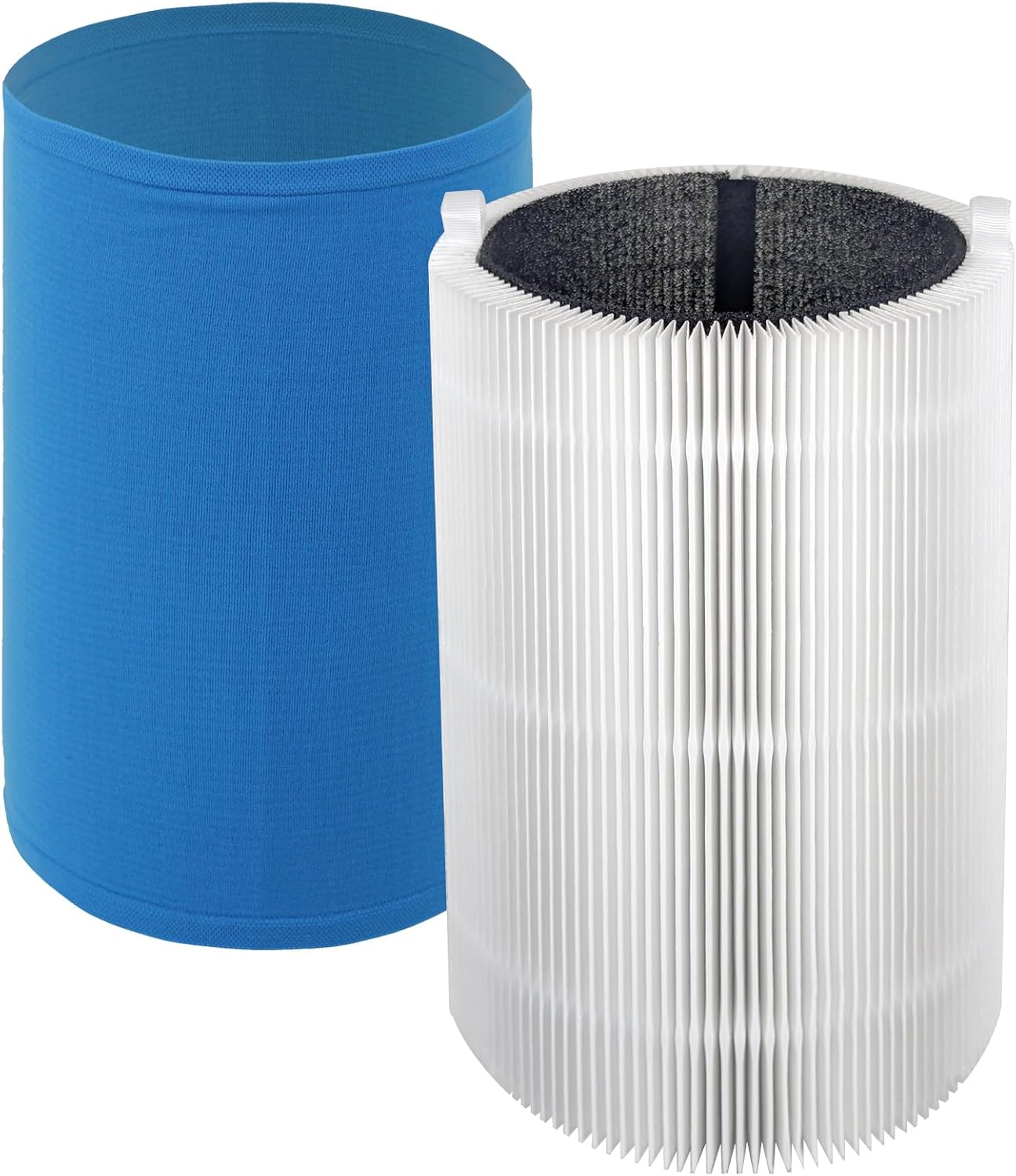 SPARES2GO Filter Kit for Blueair Air Purifier HEPA Carbon Sleeve Blue Pure 411 3210 Joy S