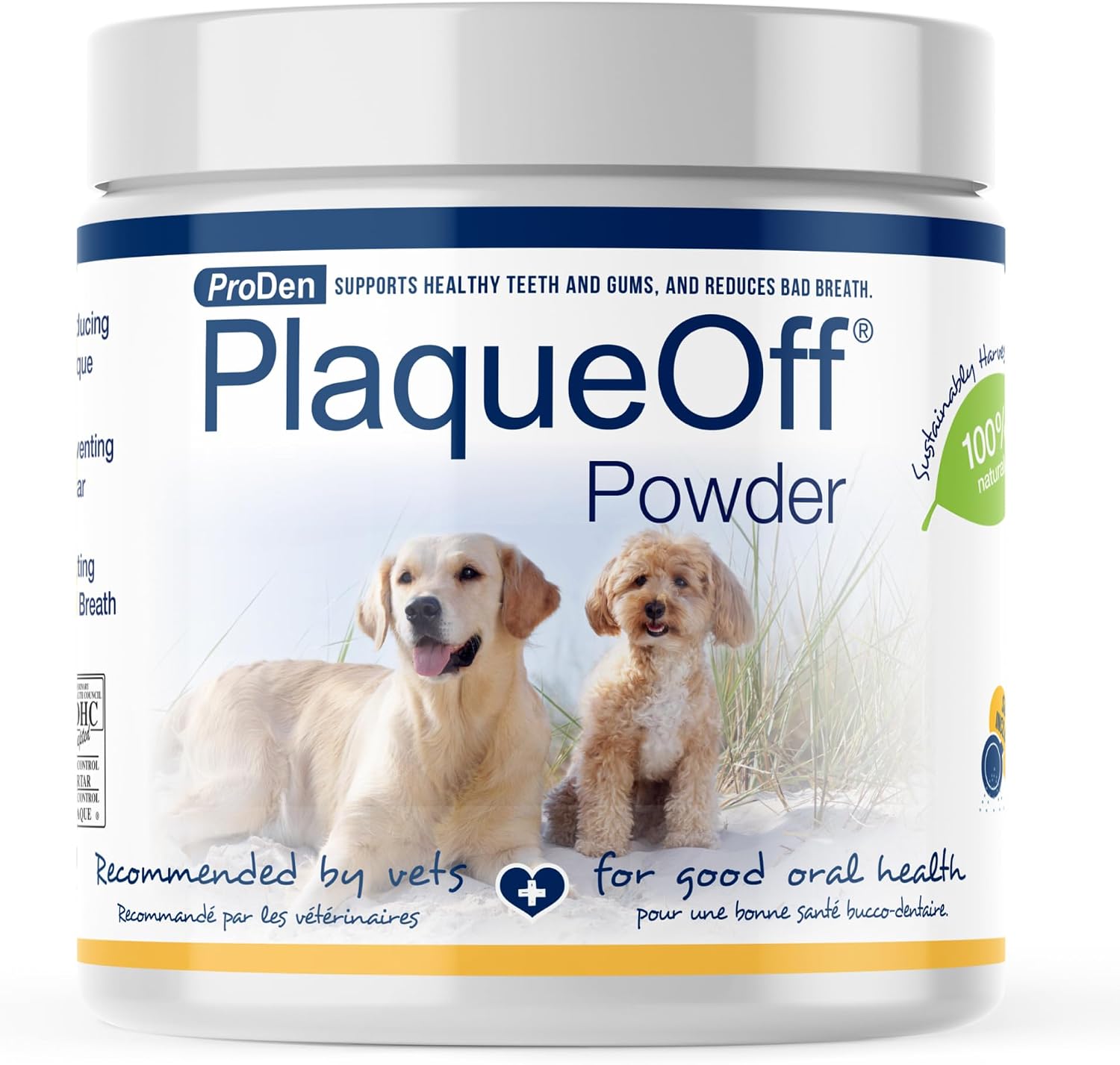 ProDen PlaqueOff Powder for Dogs - Dog Tartar and Plaque Remover - 180g