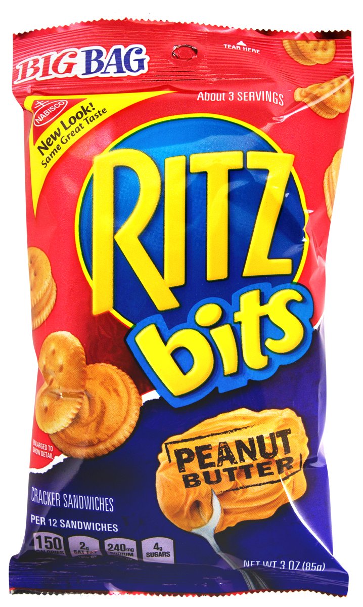 Peanut Butter Nabisco Ritz Bits Snack 3 Ounce