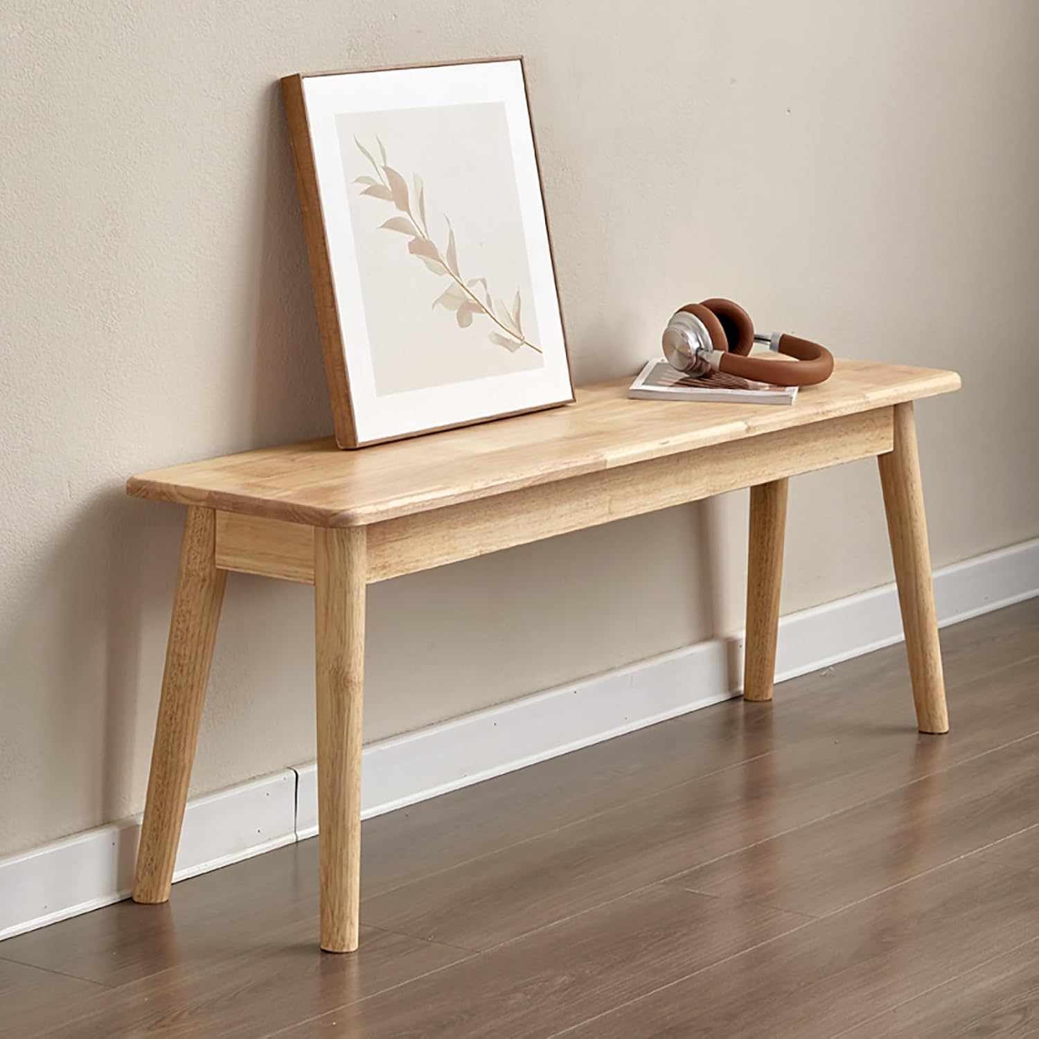 Farmhouse Indoor Wood Kitchen Entryway Bench, Entryway Bench for Indoor Spaces and Entertaining Guests,Kitchen Seat Dining, for Entryway, Kitchen Seat Dining(31.4in/80cm)