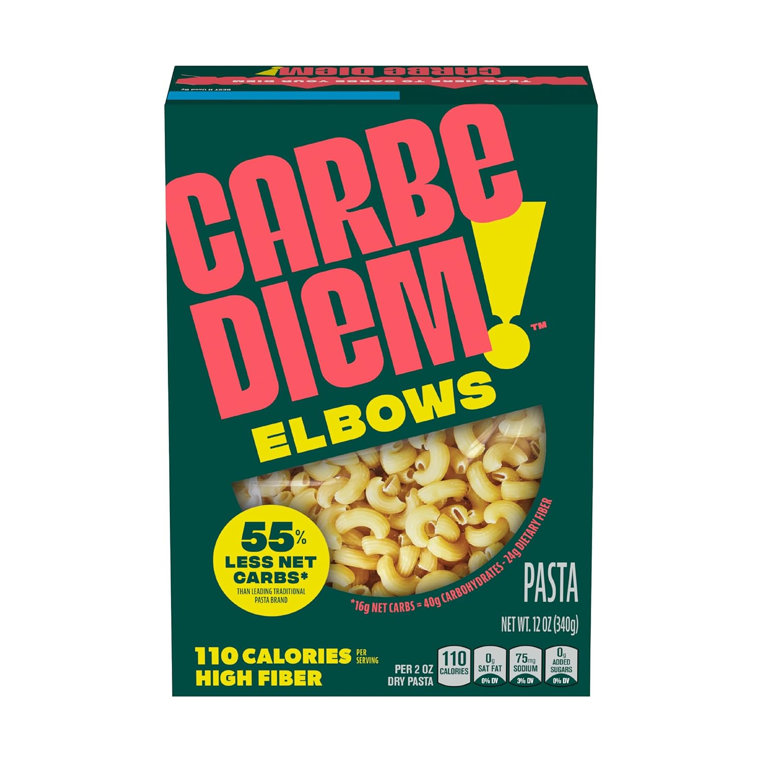 Carbe Diem! Elbows Pasta, 12 oz
