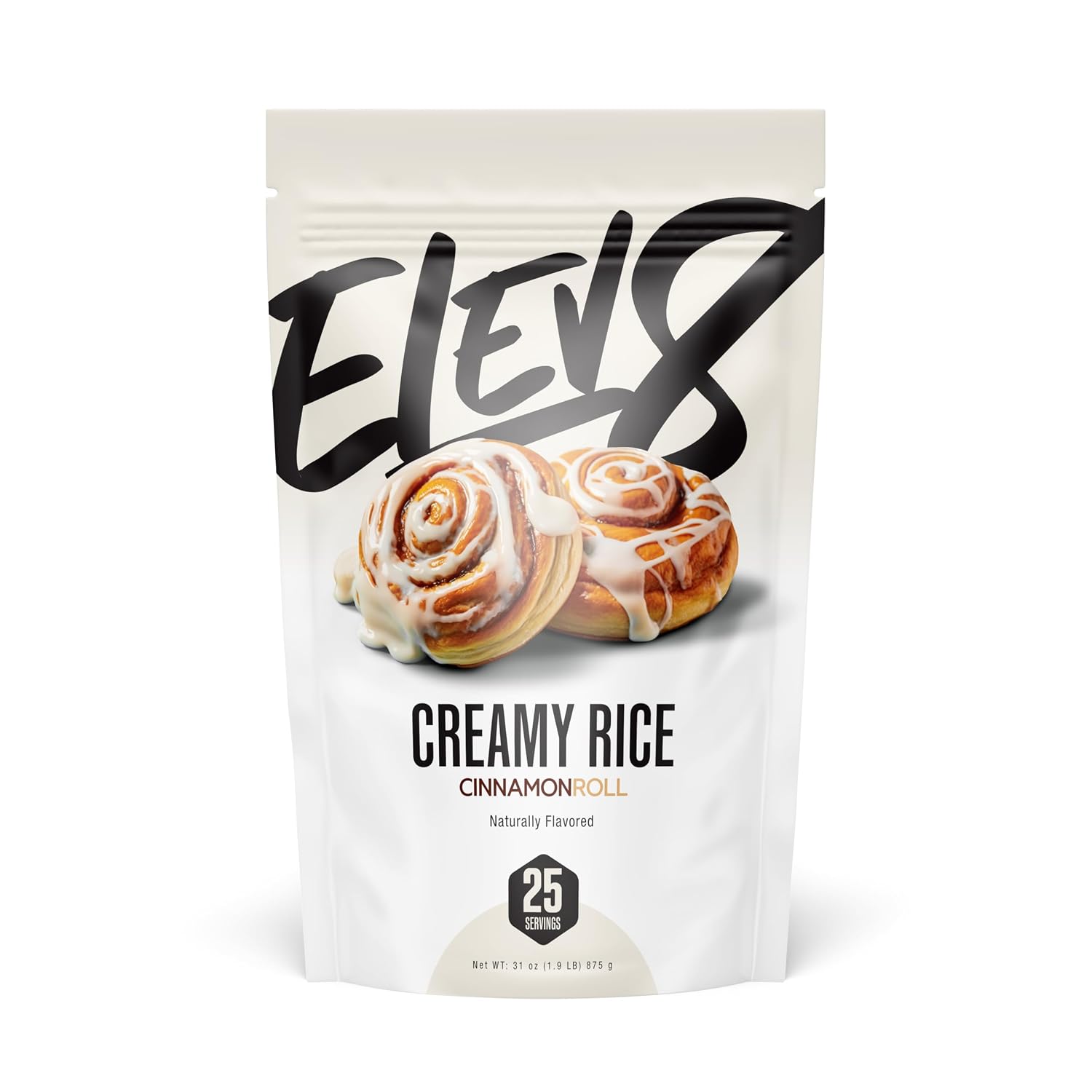 Elev8 Foods Elev8 Creamy Rice - 25 Servings Cinnamon Roll