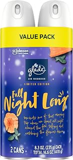 Glade Air Freshener Room Spray, Fall Night Long, 8.3 oz, Limited Edition Scent, 2 Count