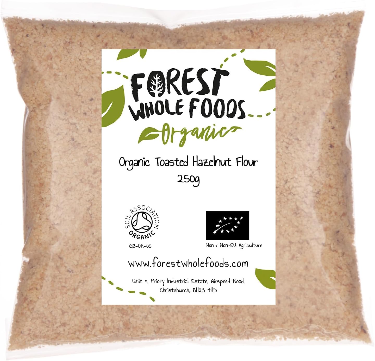Organic Toasted Hazelnut Flour | Forest Whole Foods (250g)