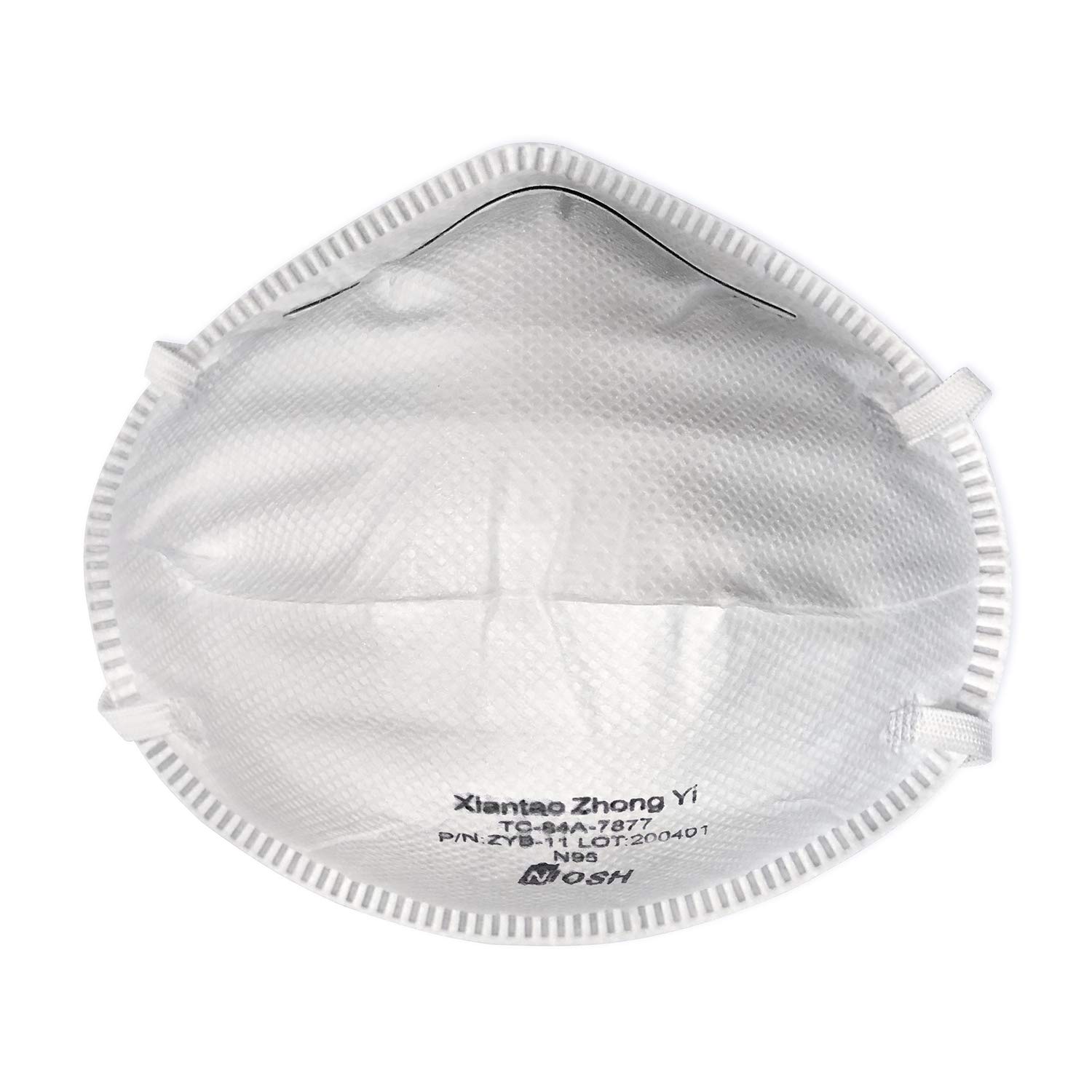 ZYB-11 NIOSH-Approved N95 Masks for Adults – White pack of 20 n95 respirator masks for adults | Disposable, Universal Fit & Breathable n-95 face masks for adults